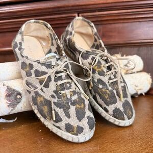 Charlotte Olympia 'Maria' flat Leopard sneakers